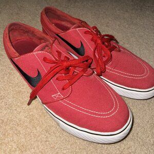 Nike SB Zoom Stefan Janoski Skate Shoes Sneakers Dark Cayenne Red Mens Size 11